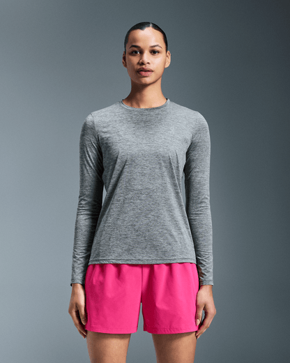 on core long-t Heather Gray (Women's)