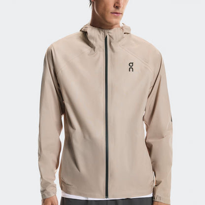 On Performance Jacket Waterproof Desert