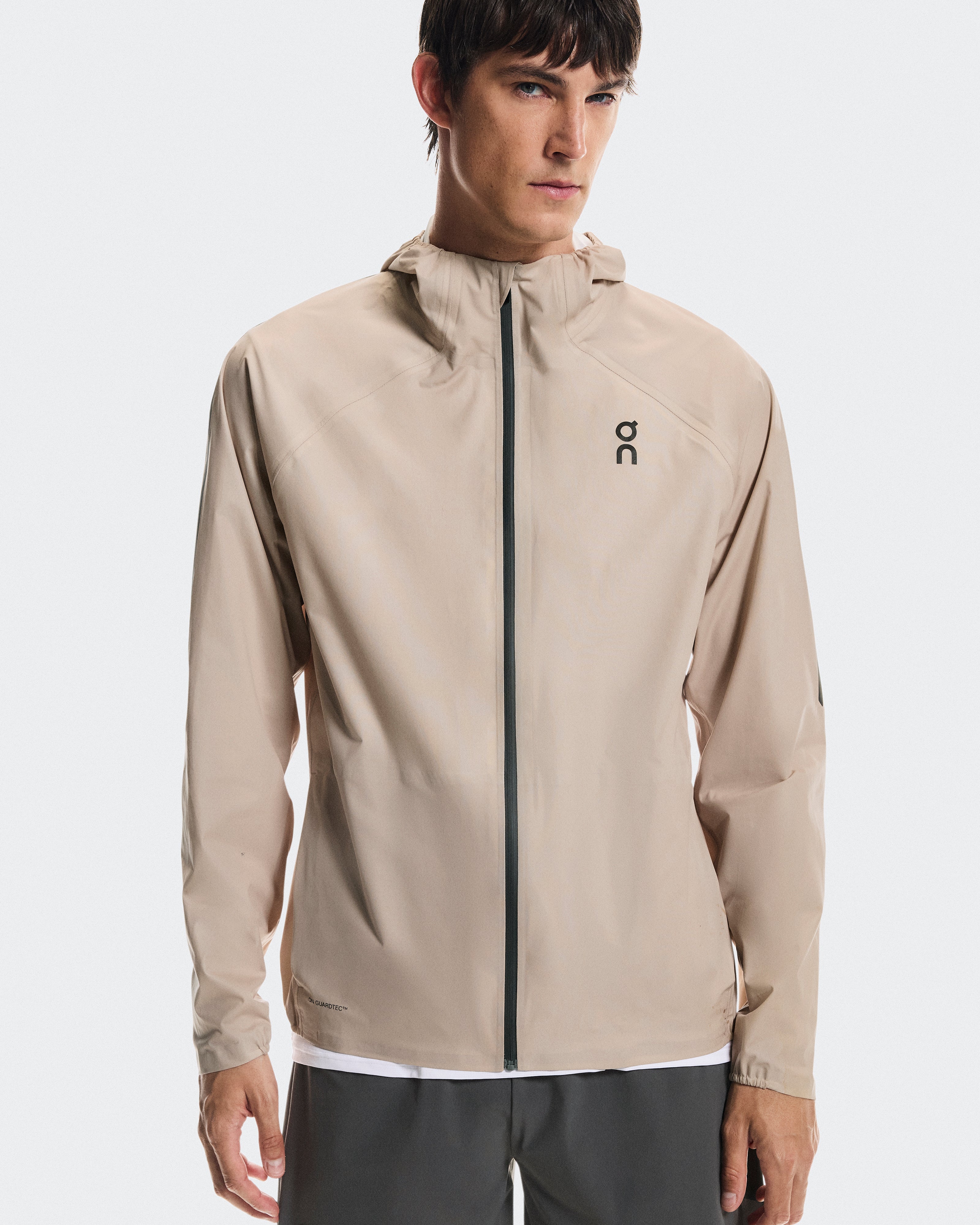 On Performance Jacket Waterproof Desert