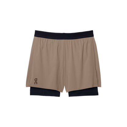 On 5" Performance 2/1 Shorts Cinder | Black
