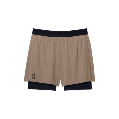 On 5" Performance 2/1 Shorts Cinder | Black