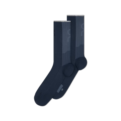 On Performance Run Sock High Navy | Navy
