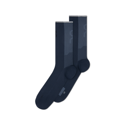 On Performance Run Sock High Navy | Navy
