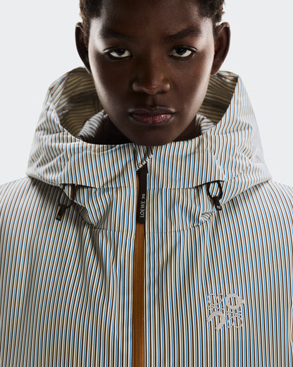 On Puffer Vest Loewe Beige | Blue