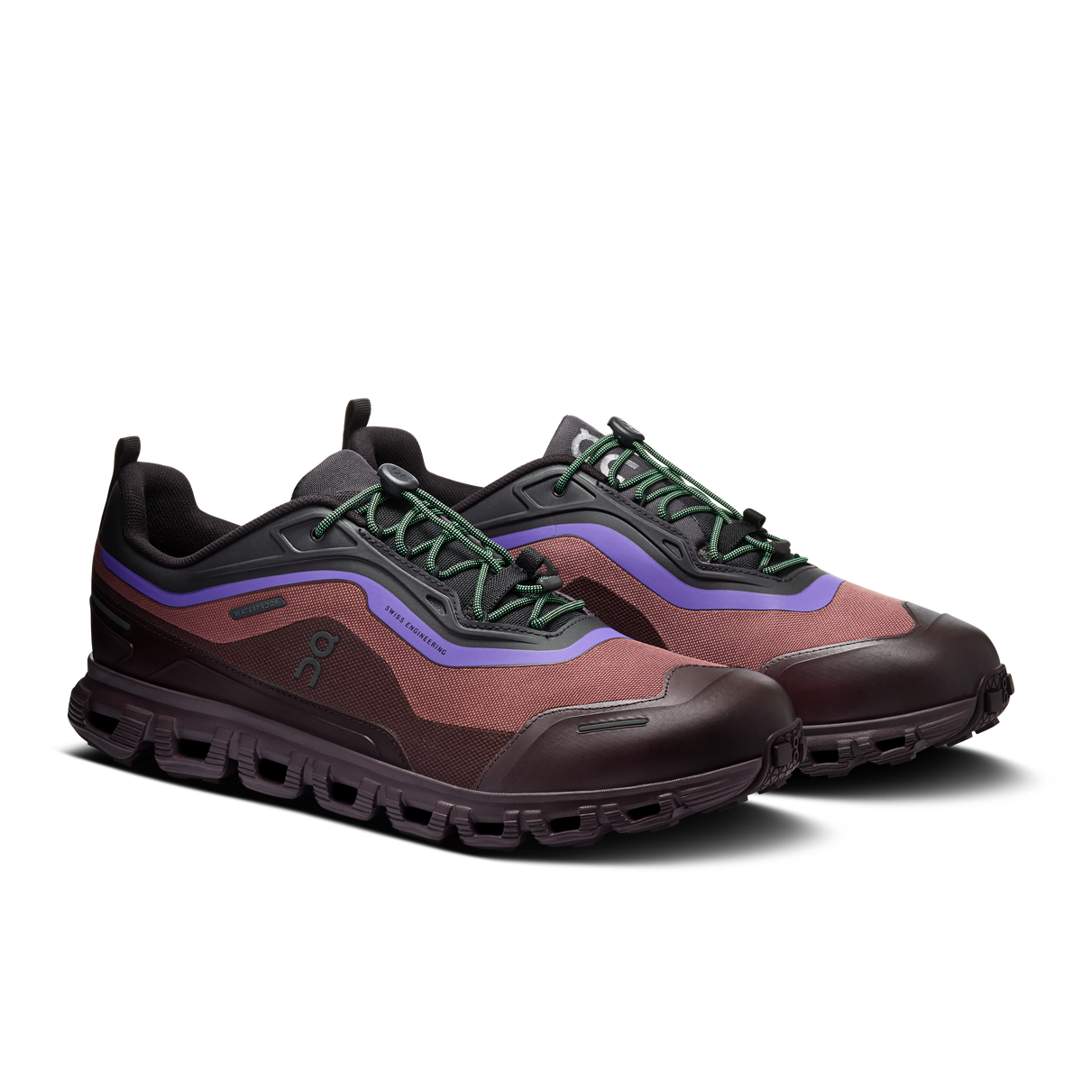 On Cloud 6 Geo Waterproof Black Tyrian