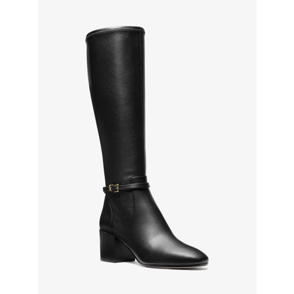 Michael Kors Ella Wide Calf Block Heel Boot