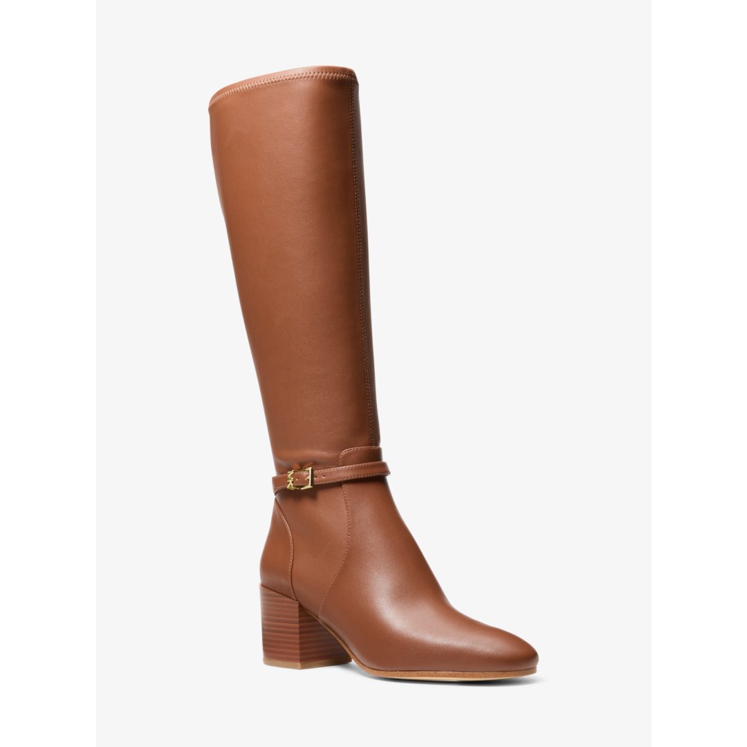 Michael Kors Ella Wide Calf Block Heel Boot