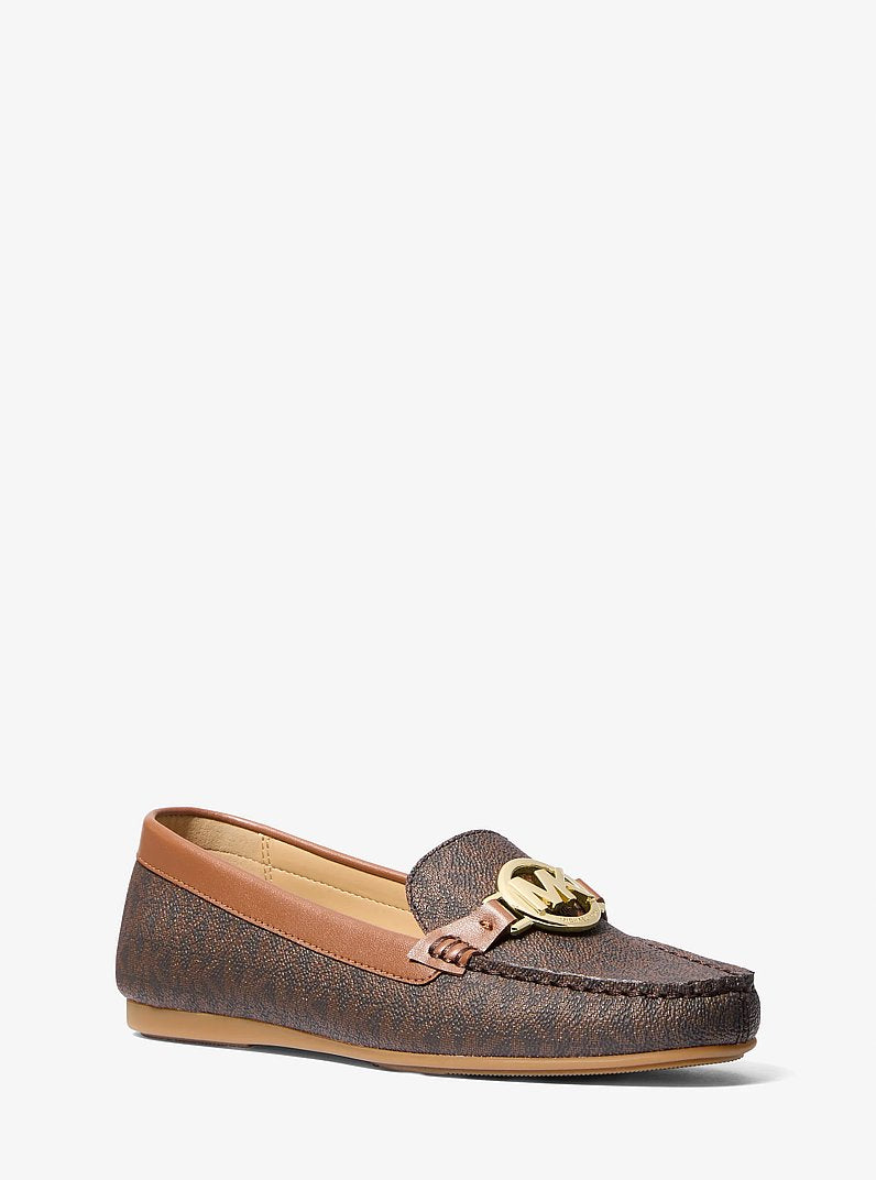 Michael Kors Fulton Signature Logo Moccasin BROWN