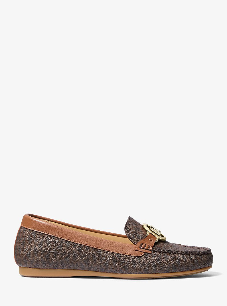 Michael Kors Fulton Signature Logo Moccasin BROWN