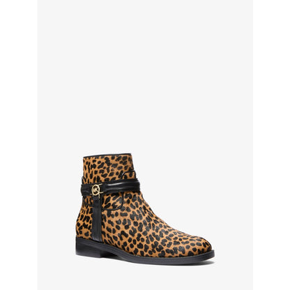 Michael Kors Mindy Leopard Print Calf Hair Boot