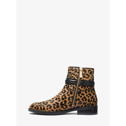 Michael Kors Mindy Leopard Print Calf Hair Boot