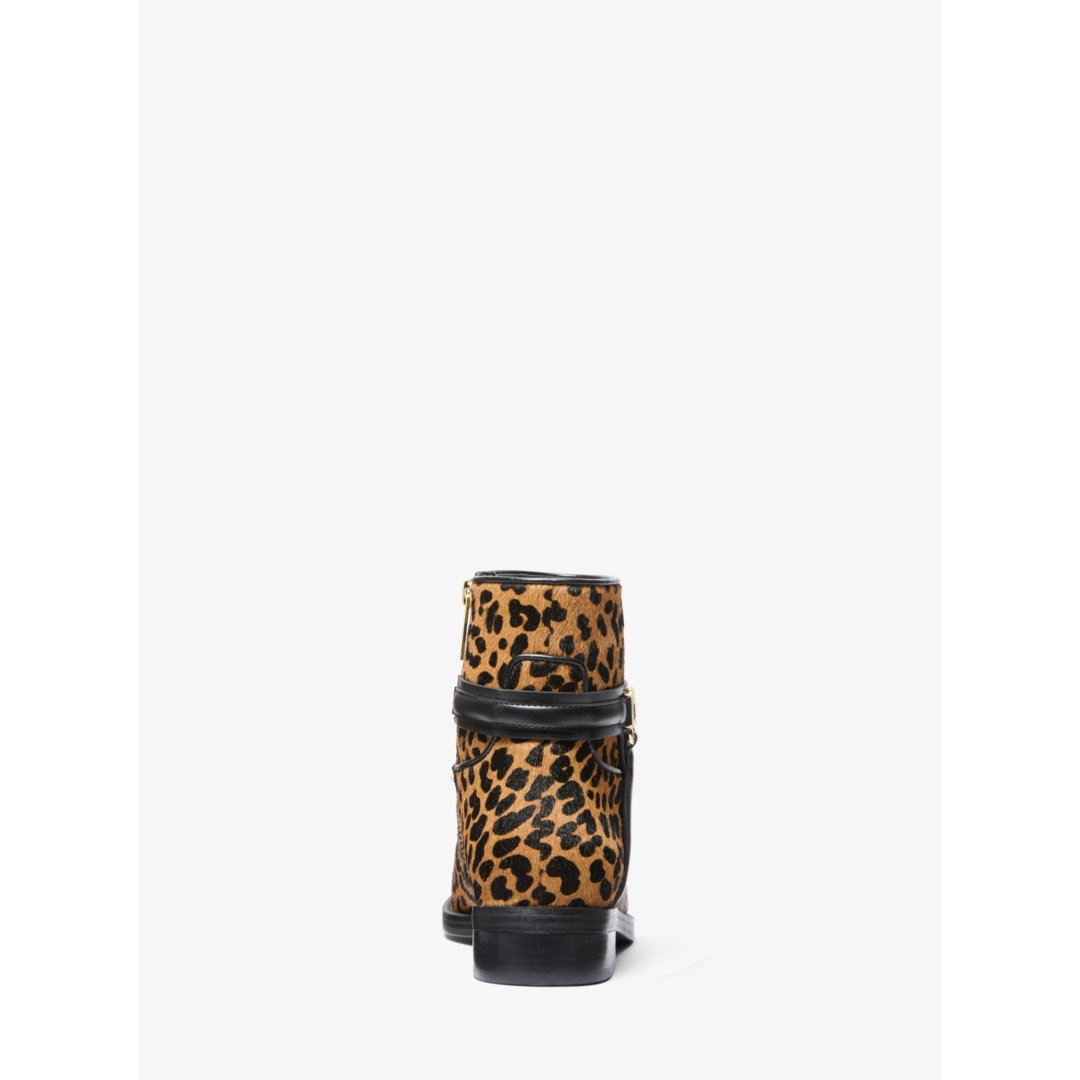 Michael Kors Mindy Leopard Print Calf Hair Boot