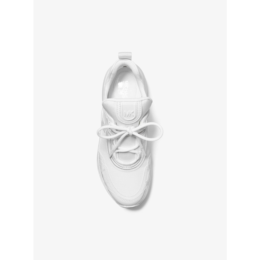 Michael Kors Olympia Mixed-Media Trainer