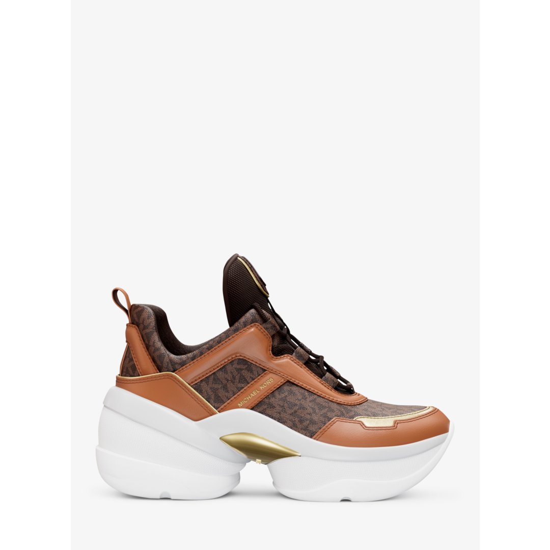 Michael Kors Olympia Signature Logo Trainer