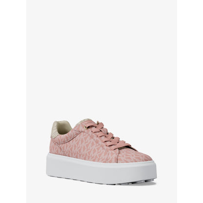 Michael Kors Romey Two-Tone Logo Platform Sneaker
