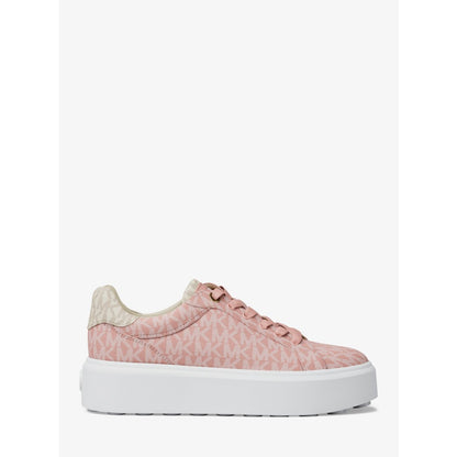 Michael Kors Romey Two-Tone Logo Platform Sneaker
