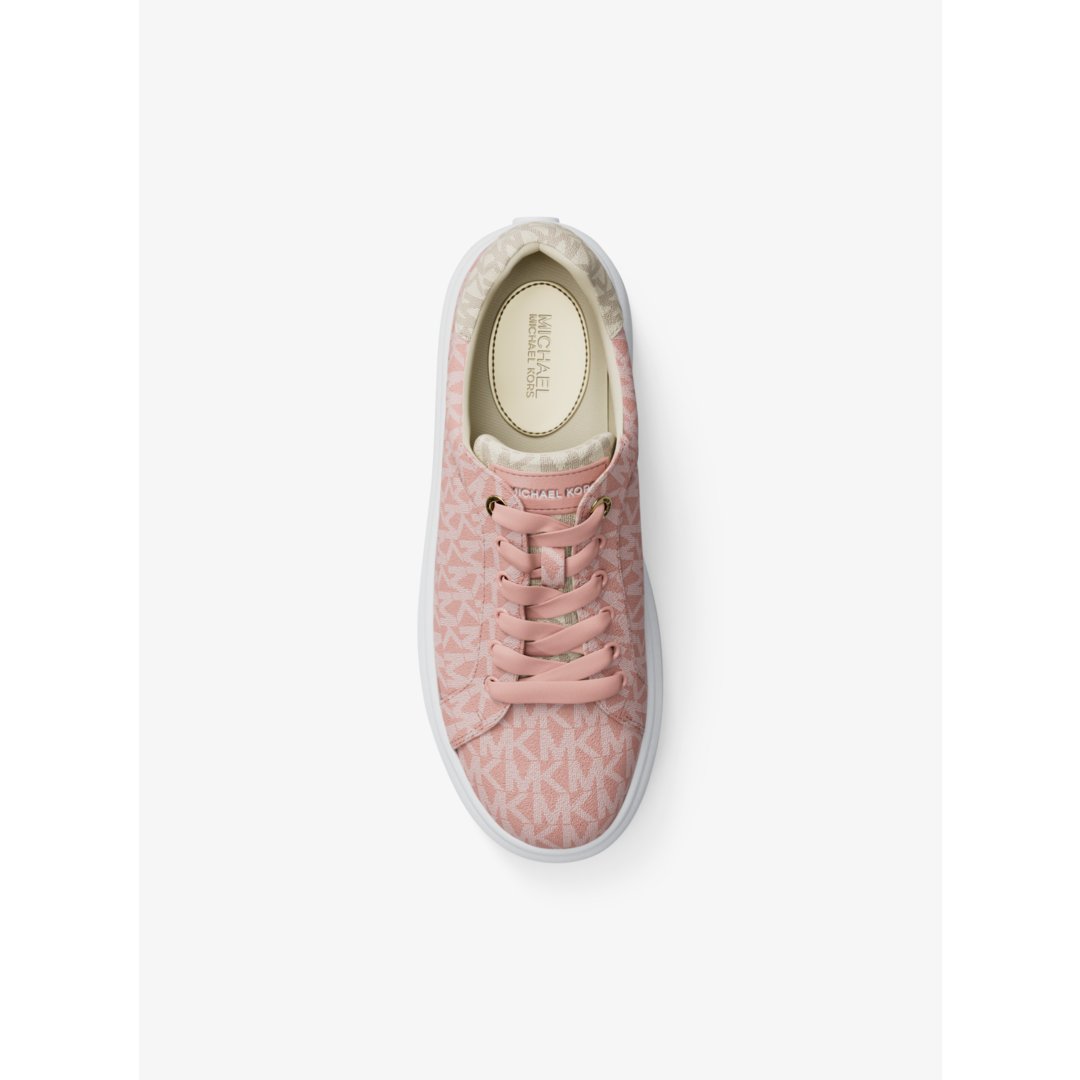 Michael Kors Romey Two-Tone Logo Platform Sneaker