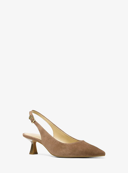 Michael Kors Amali Suede Slingback Pump