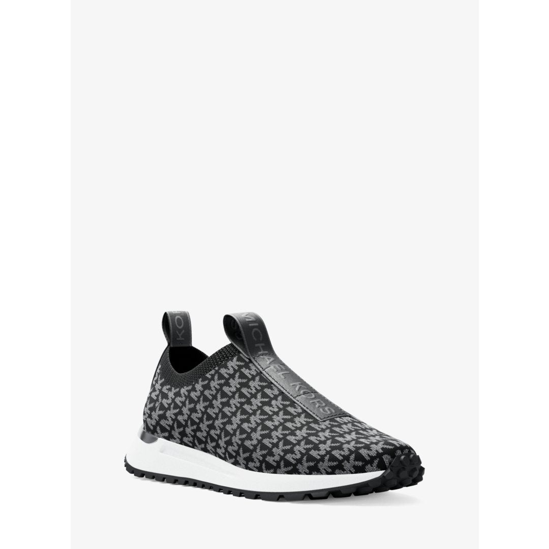 Michael Kors Bodie Metallic Logo Knit Slip-On Sneaker