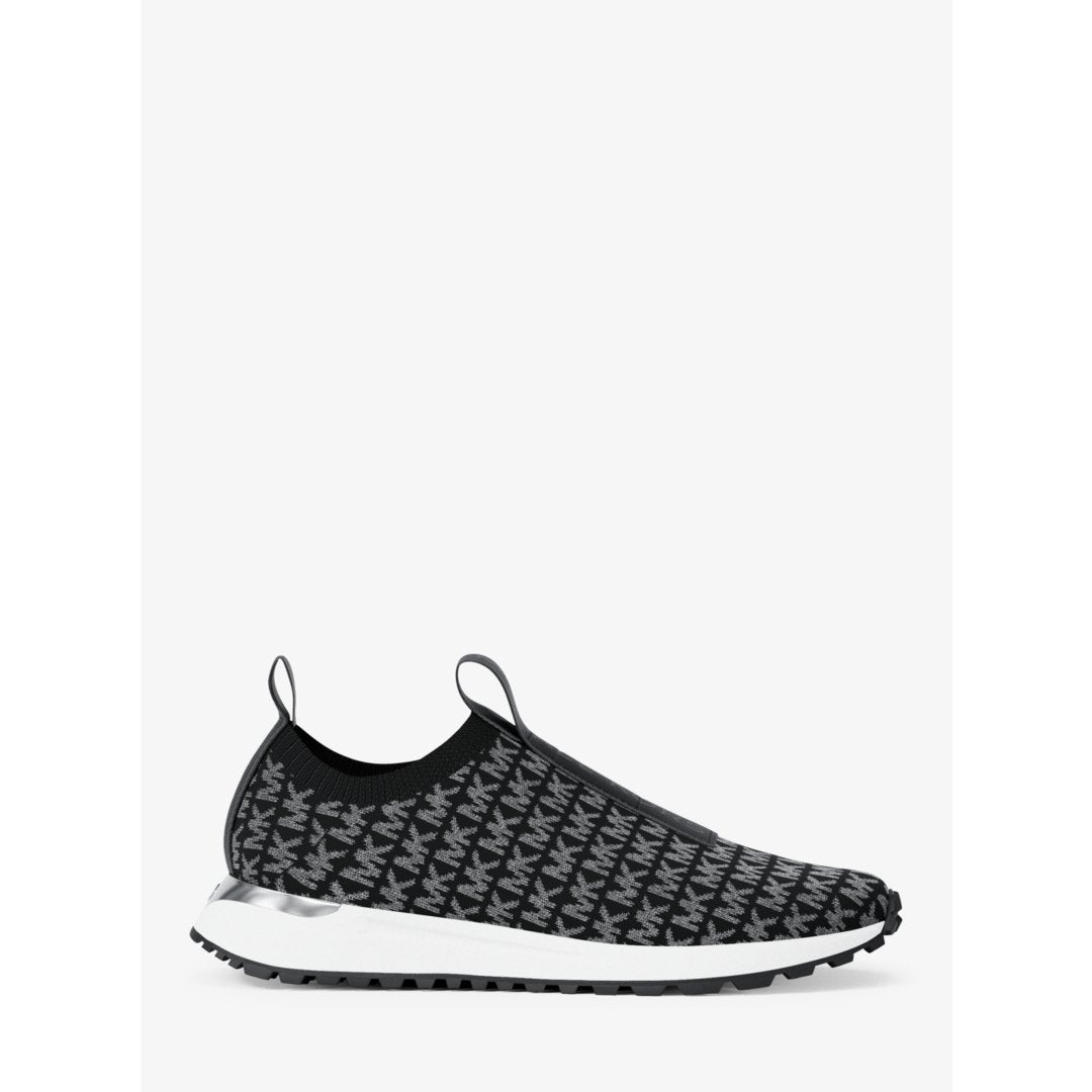 Michael Kors Bodie Metallic Logo Knit Slip-On Sneaker