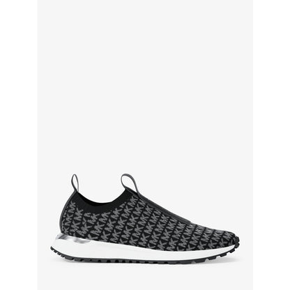 Michael Kors Bodie Metallic Logo Knit Slip-On Sneaker