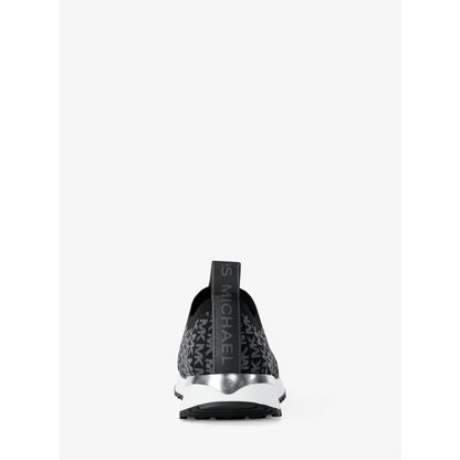 Michael Kors Bodie Metallic Logo Knit Slip-On Sneaker