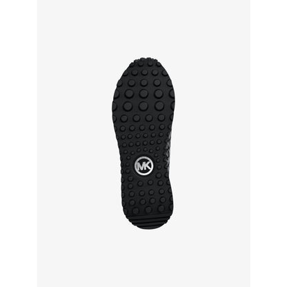 Michael Kors Bodie Metallic Logo Knit Slip-On Sneaker