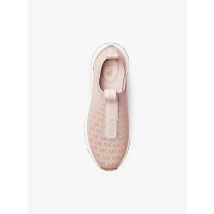 Michael Kors Bodie Metallic Logo Knit Slip-On Sneaker