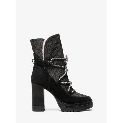 Michael Kors Culver Mixed-Media Platform Boot