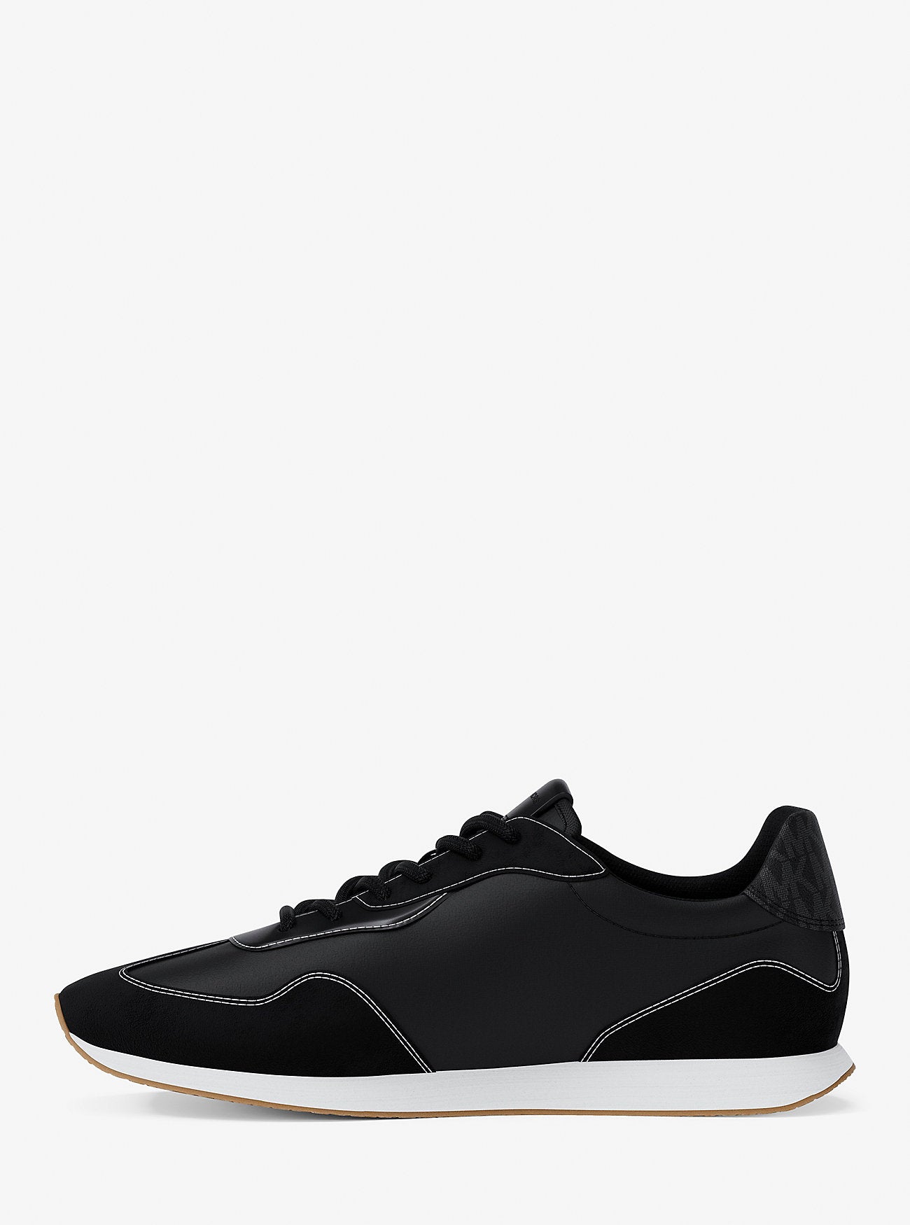 Essex Mixed-Media Trainer Black Black