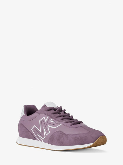 Michael Kors Essex Mixed-Media Trainer