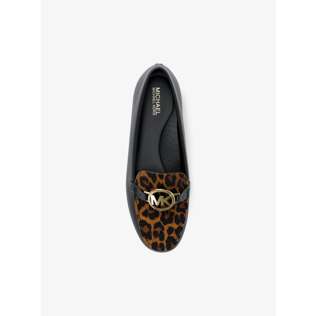 Michael Kors Fulton Leopard Print Calf Hair Loafer