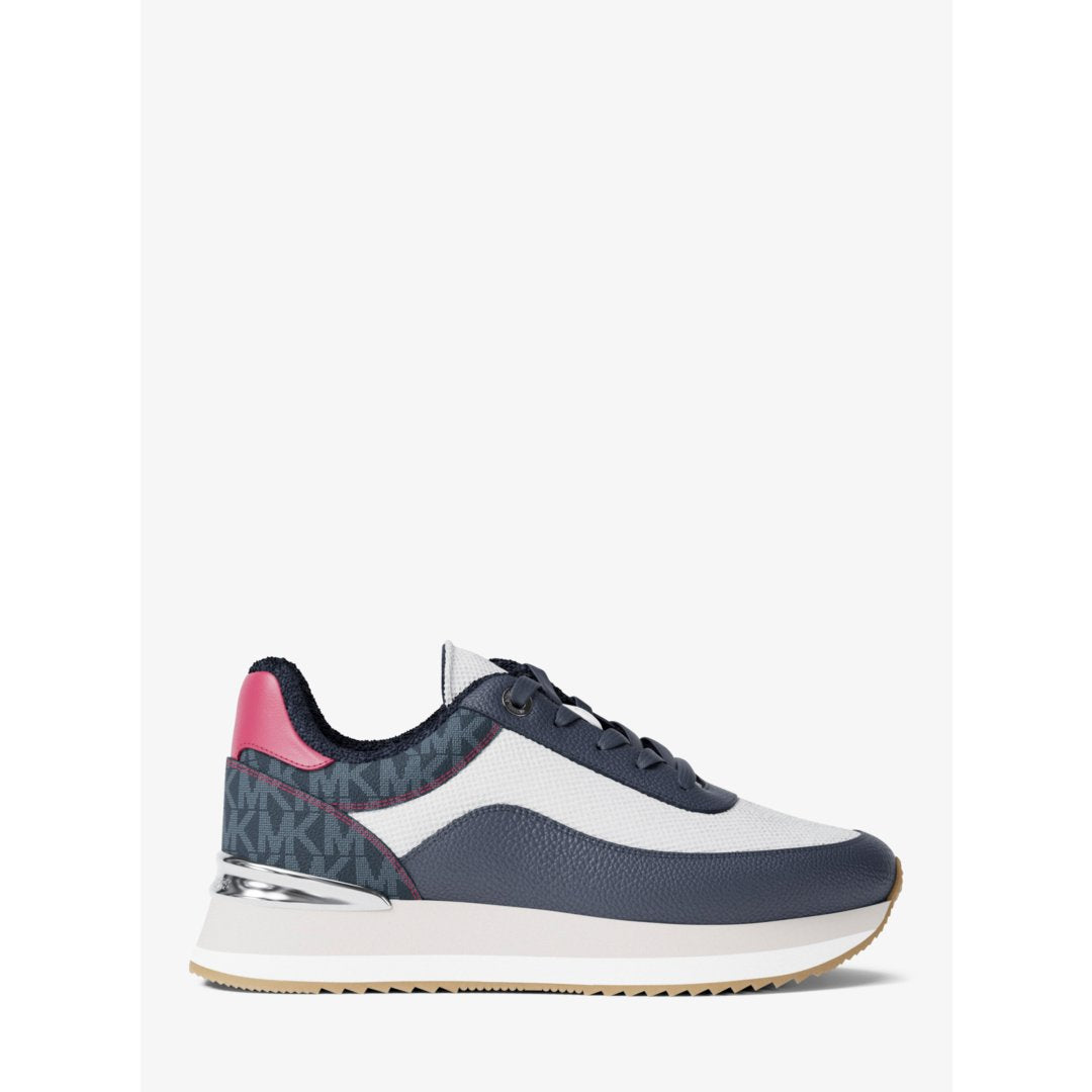 Michael Kors Hattie Mixed-Media Trainer