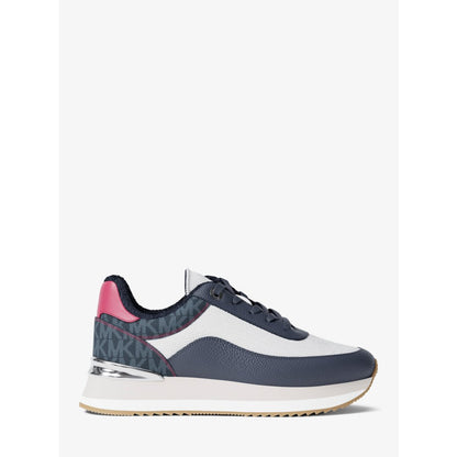 Michael Kors Hattie Mixed-Media Trainer