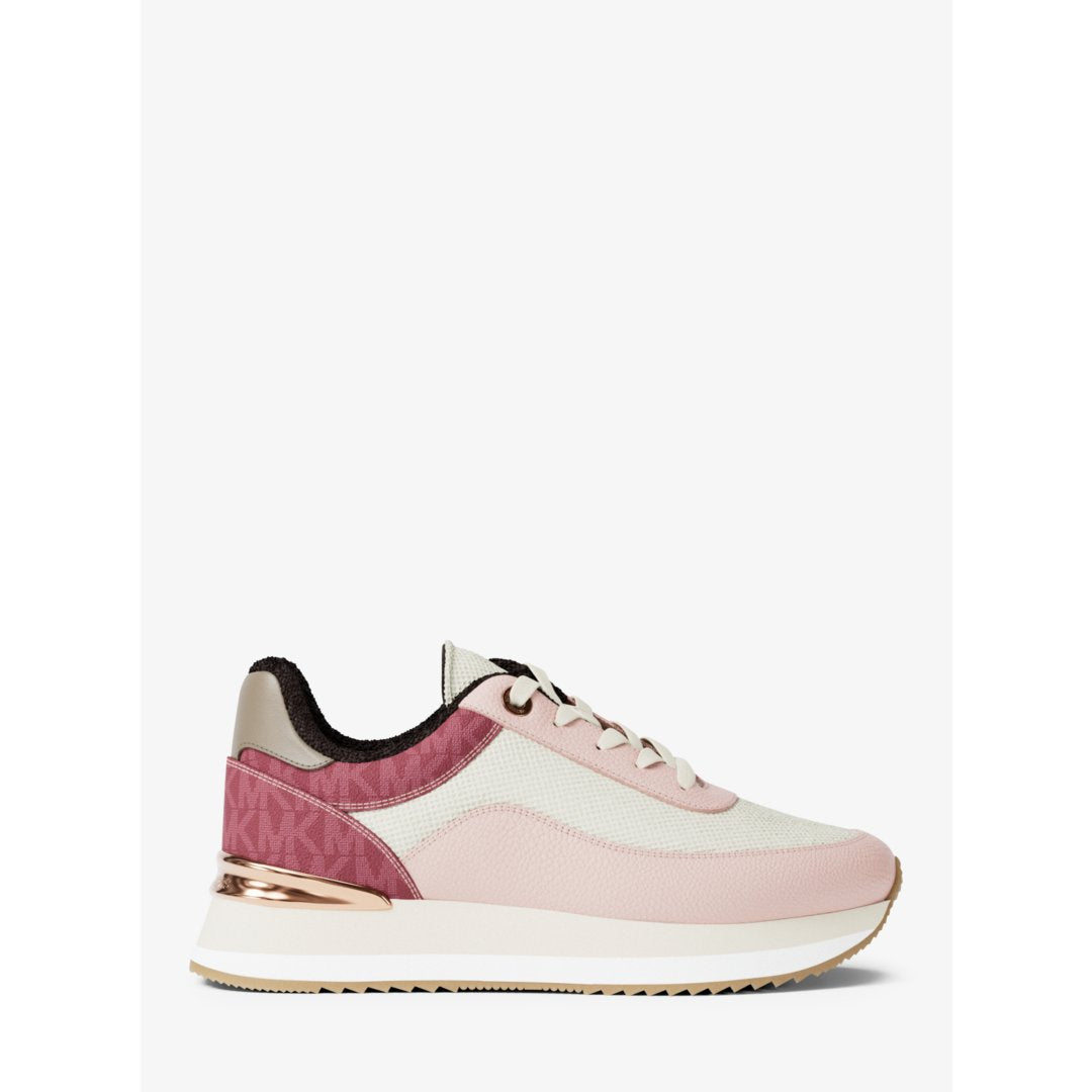 Michael Kors Hattie Mixed-Media Trainer