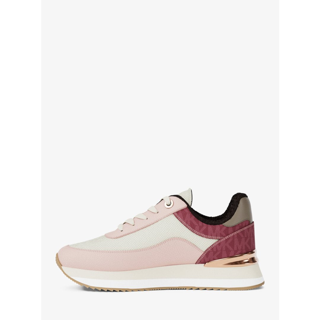 Michael Kors Hattie Mixed-Media Trainer