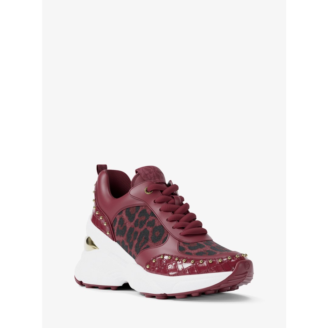 Michael Kors Katrina Mixed-Media Trainer