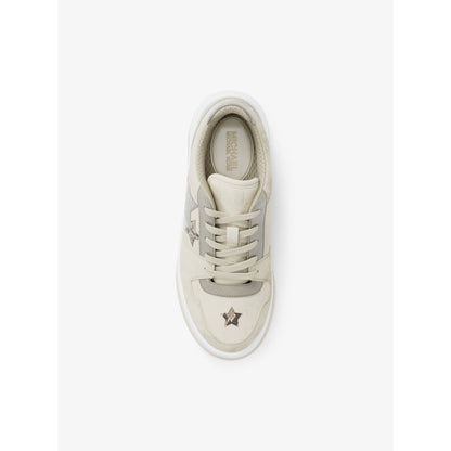 Michael Kors Lexi Embellished Mixed-Media Sneaker