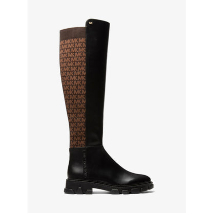 Michael Kors Ridley Logo Stretch Knit Boot