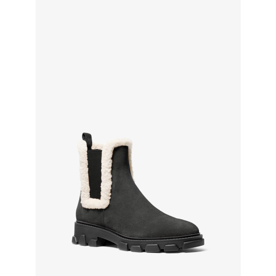 Michael Kors Ridley Suede and Faux Shearling Boot