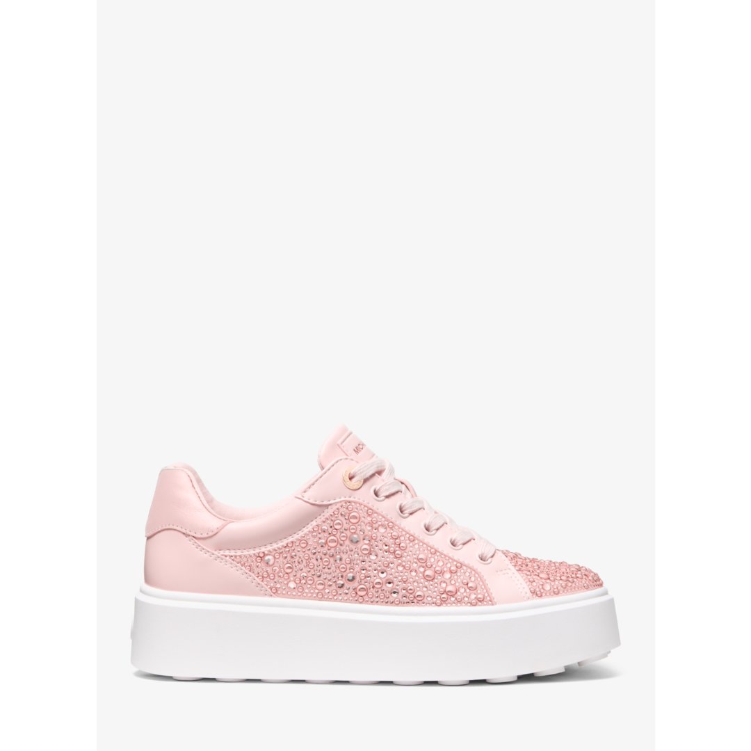 Michael Kors Romey Embellished Platform Sneaker