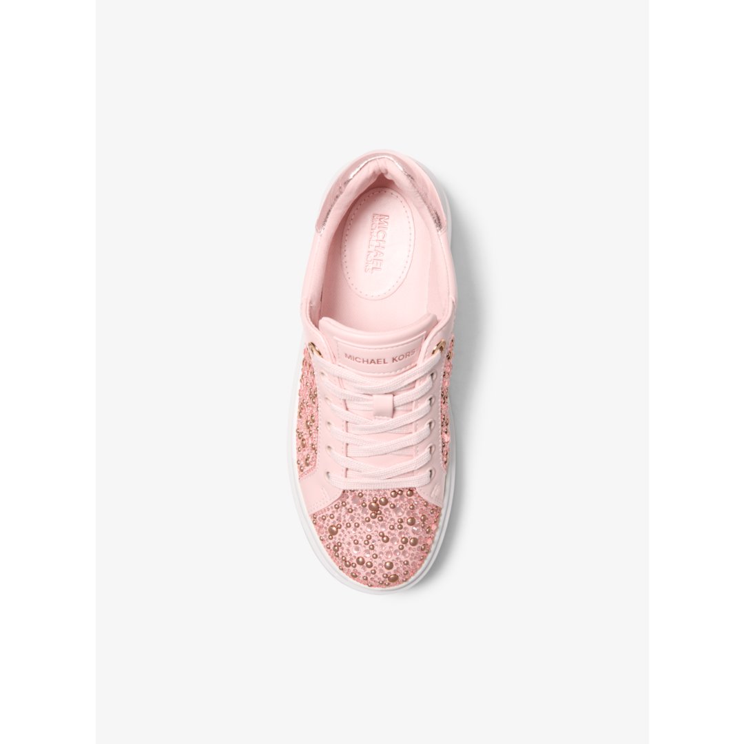 Michael Kors Romey Embellished Platform Sneaker