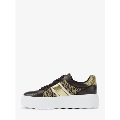 Michael Kors Romey Signature Logo Stripe Platform Sneaker