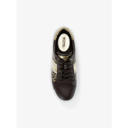 Michael Kors Romey Signature Logo Stripe Platform Sneaker