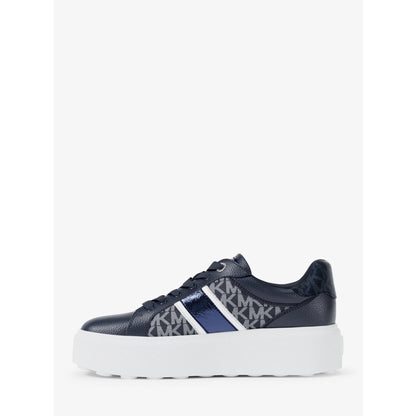 Michael Kors Romey Signature Logo Stripe Platform Sneaker