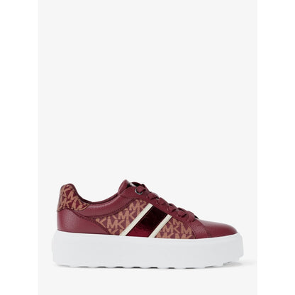 Michael Kors Romey Signature Logo Stripe Platform Sneaker