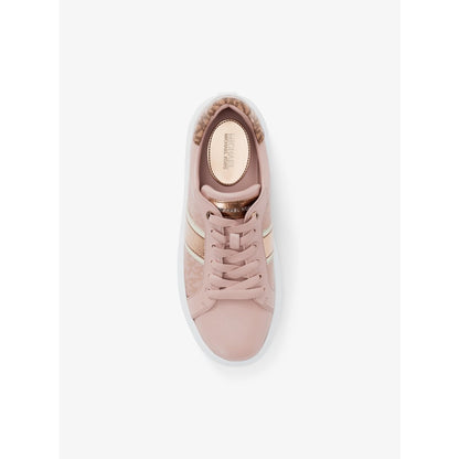 Michael Kors Romey Signature Logo Stripe Platform Sneaker