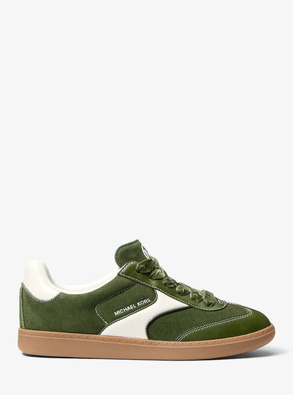 Michael Kors Benny Polyester Microsuede Sneaker AMAZON GREEN