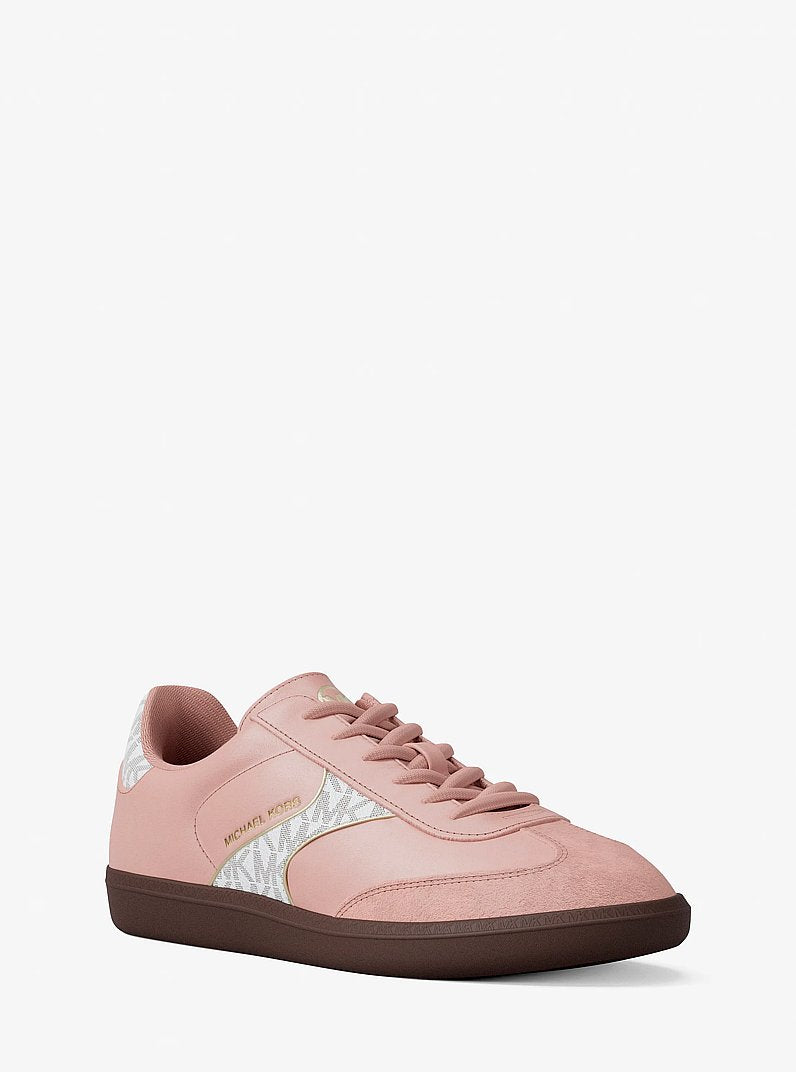 Michael Kors Benny Mixed-Media Sneaker POWDER BLUSH