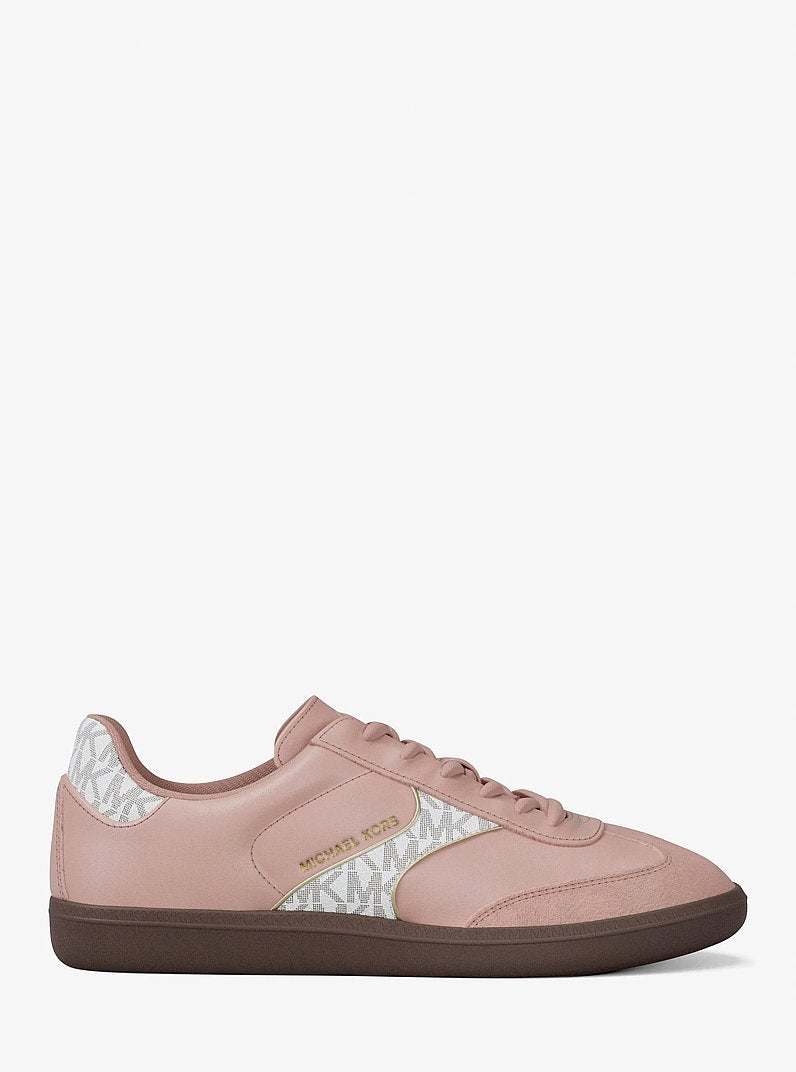 Michael Kors Benny Mixed-Media Sneaker POWDER BLUSH